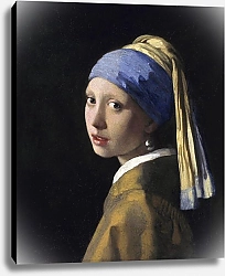 Постер Вермеер Ян (Jan Vermeer) Девушка с жемчужными серьгами