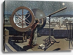 Постер Неизвестен Nicee's hipparchus. in the Alexandria Observatory Greek Astronomer after “La Ciencia y sus Hombres” by Louis Figuier. Barcelona 1881