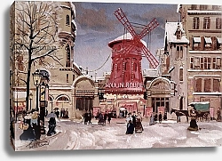 Постер Бертранд Фред (совр) The Moulin Rouge, Paris, 1900