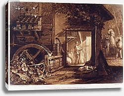 Постер Тернер Вильям (последователи) Pembury Mill, Kent, engraved by Charles Turner 1853-74