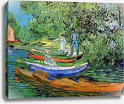 Постер Ван Гог Винсент (Vincent Van Gogh) Берег Уазе в Овере