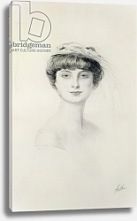 Постер Хеллу Поль Сезар Portrait of Anna de Noailles