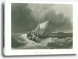 Постер Dutch Boats in a Gale 3