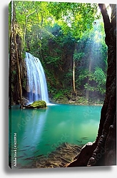 Постер Водопад Эраван, Канчанабури, Таиланд