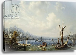 Постер Майер Август Boats on the Bosphorous, off Constantinople, 1846