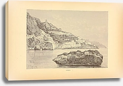 Постер Вид на Амальфитанское побережье, Италия
