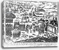 Постер Школа: Немецкая 17в Defenestration of Prague, 1618
