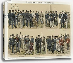 Постер Marines and colonial troops of European armies