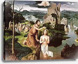 Постер Патинир Иоахим The Baptism of Christ, c.1515