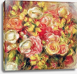 Постер Ренуар Пьер (Pierre-Auguste Renoir) Roses, 1915