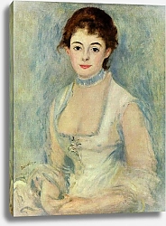 Постер Ренуар Пьер (Pierre-Auguste Renoir) Портрет мадам Анрио