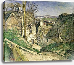 Постер Сезанн Поль (Paul Cezanne) The House of the Hanged Man, Auvers-sur-Oise, 1873