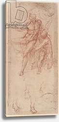 Постер Микеланджело (Michelangelo Buonarroti) Figure Studies