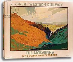 Постер 'The Malverns', poster advertising the Great Western Railway, 1931