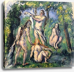 Постер Сезанн Поль (Paul Cezanne) Купание 3