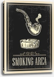 Постер Зона для курения
