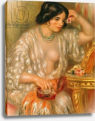 Постер Ренуар Пьер (Pierre-Auguste Renoir) Gabrielle with Jewellery, 1910