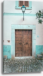 Постер Старая дверь в Майорке, Испания