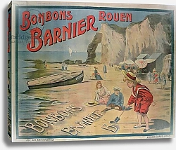 Постер Школа: Французская Poster advertising 'Barnier' sweets