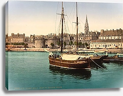 Постер Франция. Сен-Мало, главный порт