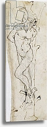 Постер Леонардо да Винчи (Leonardo da Vinci) Study of St. Sebastian, 1480-81