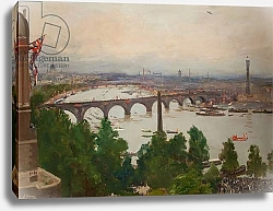 Постер Лавери Джон The River Pageant, as seen from the home of Sir James Barries, Adelphi Terrace, London, 4 August 1919, 1919