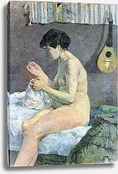 Постер Гоген Поль (Paul Gauguin) Обнаженная