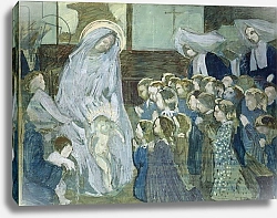 Постер Дени Морис Sketch of the Virgin at school, 1903