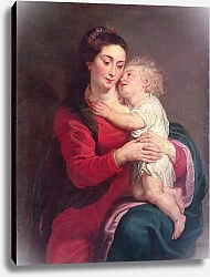 Постер Рубенс Петер (Pieter Paul Rubens) Virgin with Child