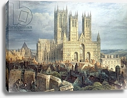 Постер Макензи Фредерик Lincoln Cathedral from the North West, c.1850