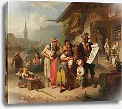 Постер Кирнер Йоханн Dorfszene aus dem Schwarzwald