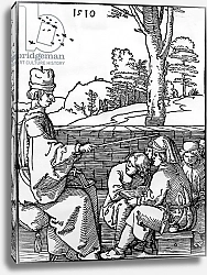 Постер Дюрер Альбрехт The School lesson, 1510