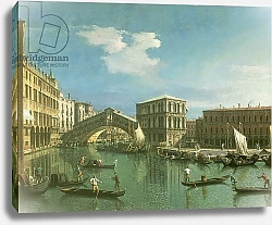 Постер Каналетто (Giovanni Antonio Canal) The Rialto Bridge, Venice 2