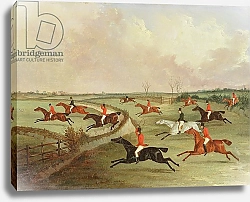 Постер Дэлби Джон The Quorn Hunt in Full Cry: Second Horses, after a painting by Henry Alken