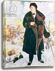 Постер Кустодиев Борис Portrait of Feodor Shaljapin, 1922