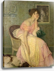 Постер Аман Жан Эдмон Portrait of a Young Girl, 1906