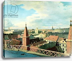 Постер Гартнер Йоханн View of the city of Berlin with Altes Museum and Cathedrale, 1834-35