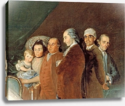Постер Гойя Франсиско (Francisco de Goya) The Family of the Infante Don Luis de Borbon, 1783-84 3