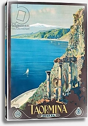 Постер Poster advertising Taormina, c.1927