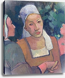 Постер Гоген Поль (Paul Gauguin) Breton Peasants, 1894 2