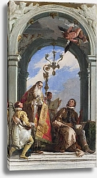 Постер Тиеполо Батиста Святые Максимус и Освальд