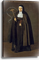 Постер Веласкес Диего (DiegoVelazquez) Madre Maria Jeronima de la Fuente, 1620