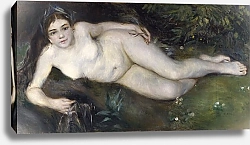 Постер Ренуар Пьер (Pierre-Auguste Renoir) Нимфа у потока