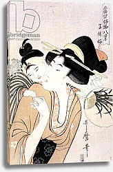 Постер Утамаро Китагава T H Riches 1913. A Lover of Children