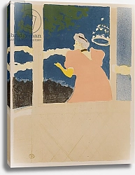Постер Тулуз-Лотрек Анри (Henri Toulouse-Lautrec) At the Ambassador Theatre, c. 1894