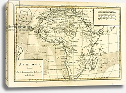 Постер Бонне Чарльз (карты) Africa, 1780