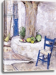 Постер Шофилд Диана (совр) Blue Chair by the Tree, 1993