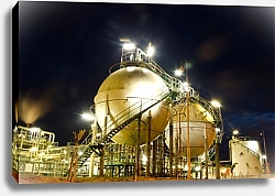 Постер Хранение газа на нефтехимическом заводе