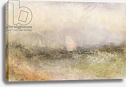 Постер Тернер Уильям (William Turner) Off the Nore: Wind and Water, 1840-5