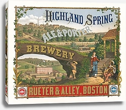 Постер Highland Spring, ale porter brewery